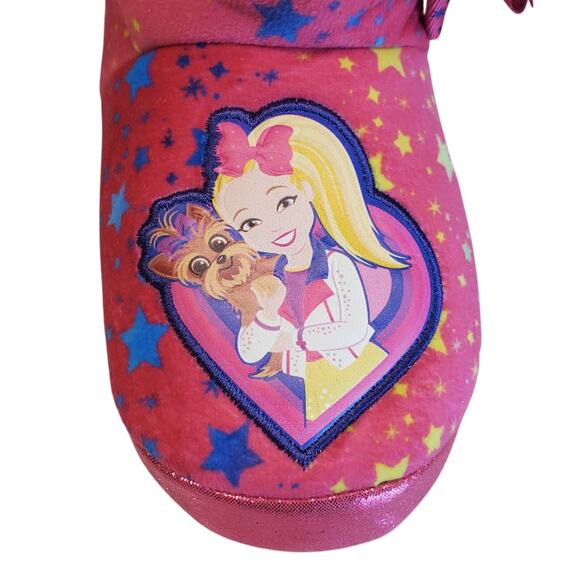 JoJo Siwa Slippers JoJo Siwa Boot Slippers JoJo Siwa Bootie Slippers Size 9/10 - Picture 5 of 12